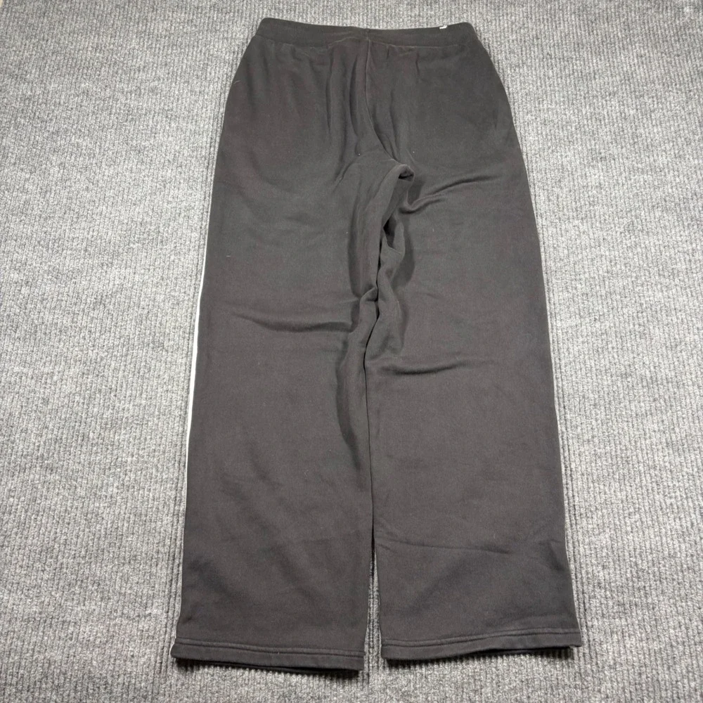 Puma Sweatpants Mens M Sportstyle Established 1948 Black Fleece Wide Leg Track